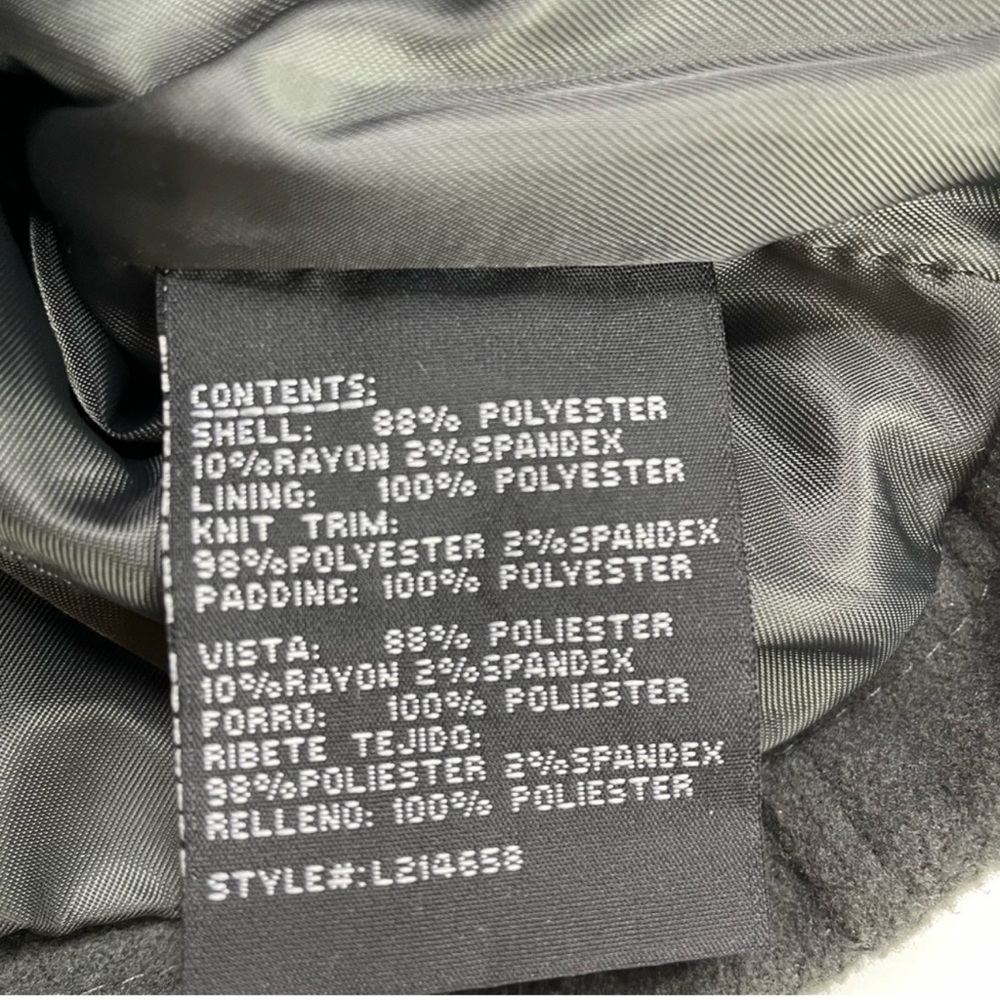 London Fog Gray Pea Coat - Picture 6 of 6